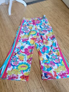 Trina Turk Floral Pants - Pink, Blue & Yellow Etc